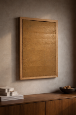 Wandbild aus Stampflehm (zum Aufhängen)